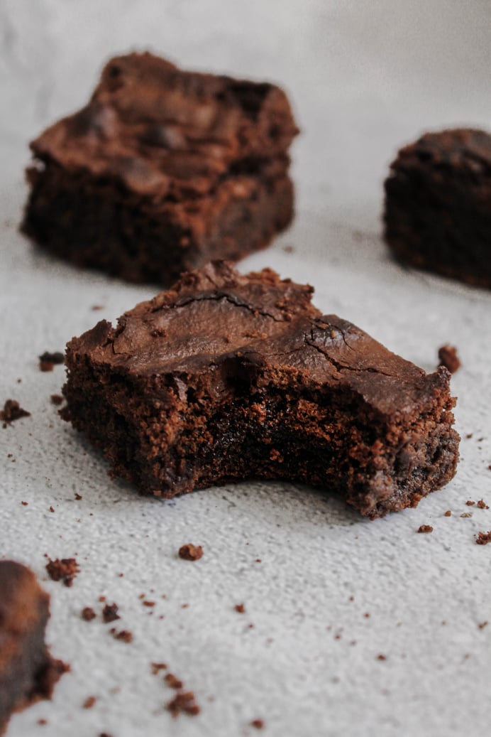 Brownies in Close Up Shot